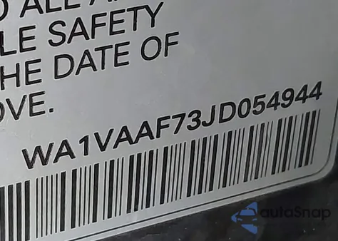 2018 Audi Q7 3.0T Premium из США, поврежденный, VIN WA1VAAF73JD054944